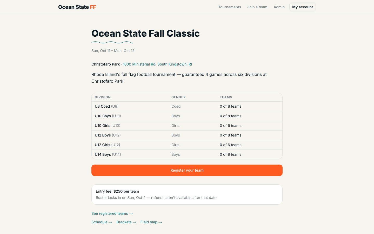 Ocean State Flag Football